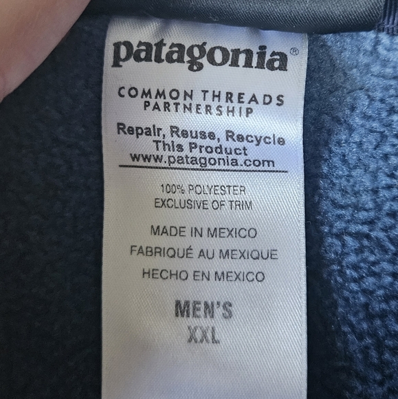 Patagonia synchilla fleece tie dye pullover snap button 2015 25580 - Picture 6 of 8